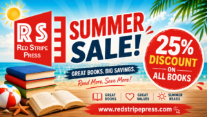 summer sale red stripe press